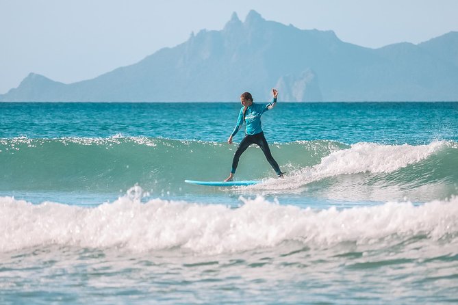 2 Hour Surf Lesson - Te Arai Beach - The Pop-Up and the First Ride