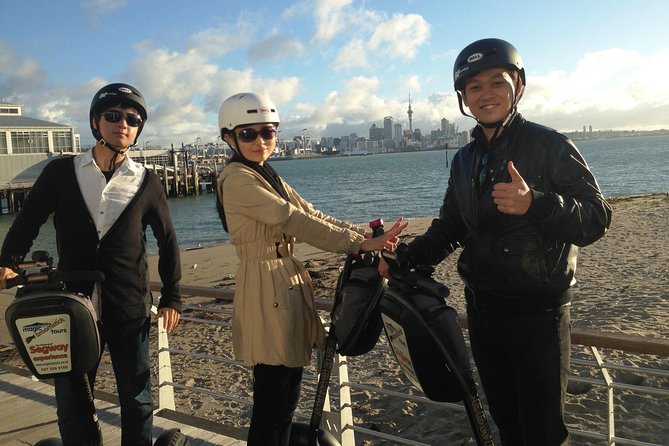 An Hour long Taste of the Segway Sensation and Sightseeing fun - Cheltenham Beach and the Rangitoto views