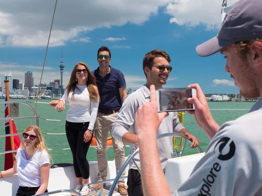Auckland Harbour 1.5-Hour Sailing Cruise - Westhaven Marina, Devonport, and the outer view