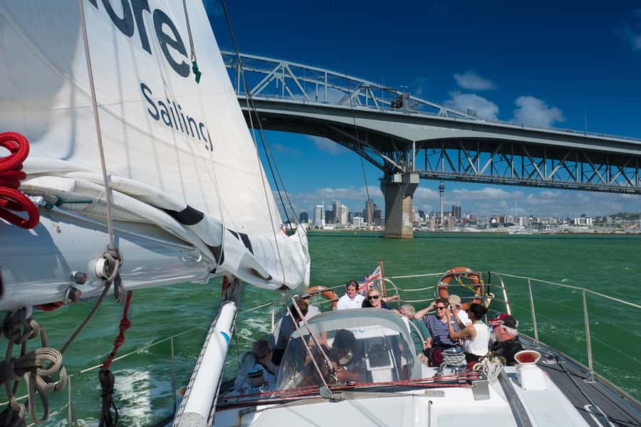 Auckland Harbour 1.5-Hour Sailing Cruise - Coffee, ponchos, and what to wear