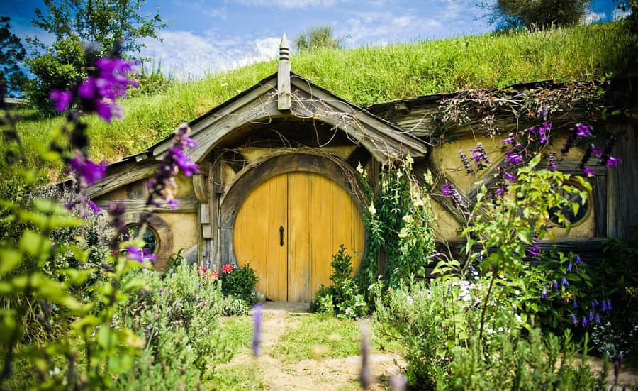 Auckland: Hobbiton Movie Set Tour with Lunch - The Party Marquee buffet lunch
