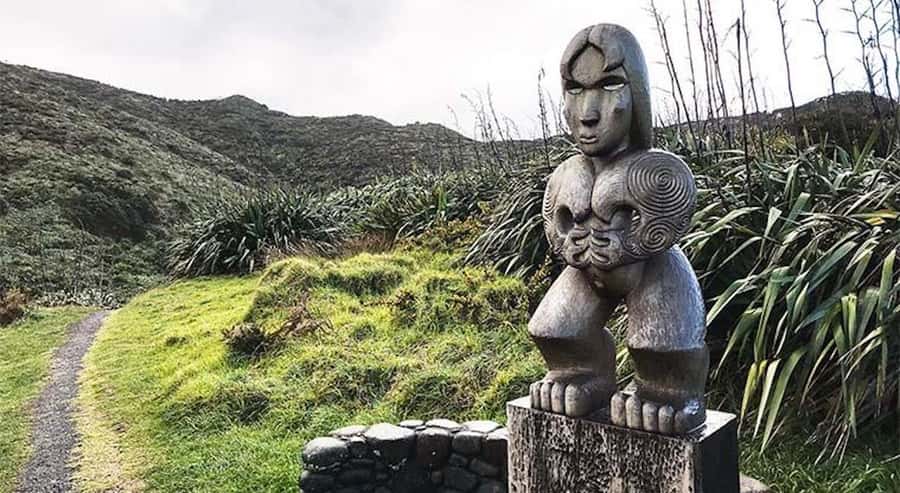 Auckland: Piha Beach, Rainforest, & Mount Eden Private Tour - Walking beneath kauri and nikau palms