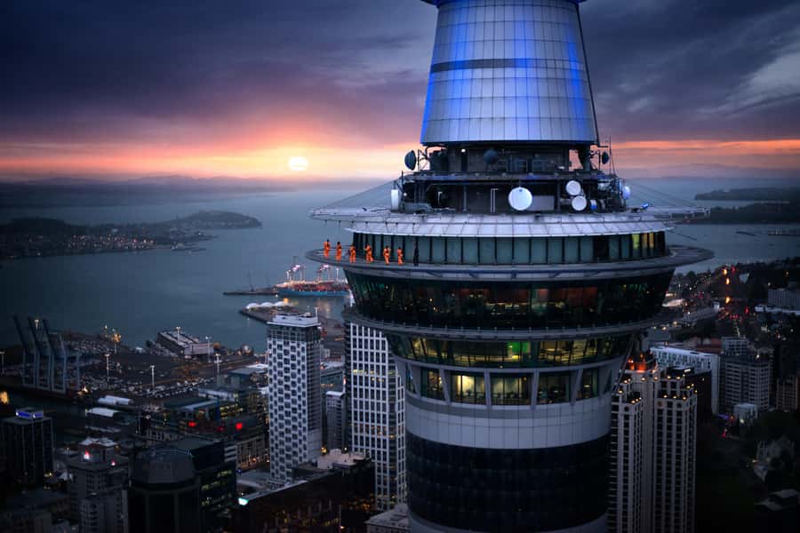 Auckland: Sky Tower SkyWalk - 192m High Edge Walk - What the SkyWalk Really Feels Like at 192 Metres