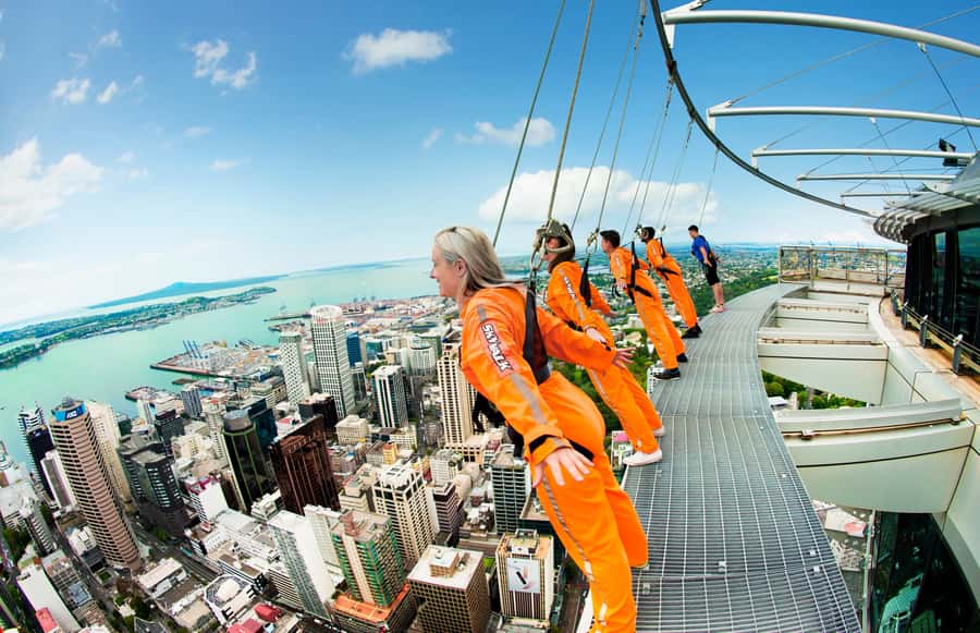 Auckland: Sky Tower SkyWalk - 192m High Edge Walk - The Safety Briefing Comes Before the Scenery
