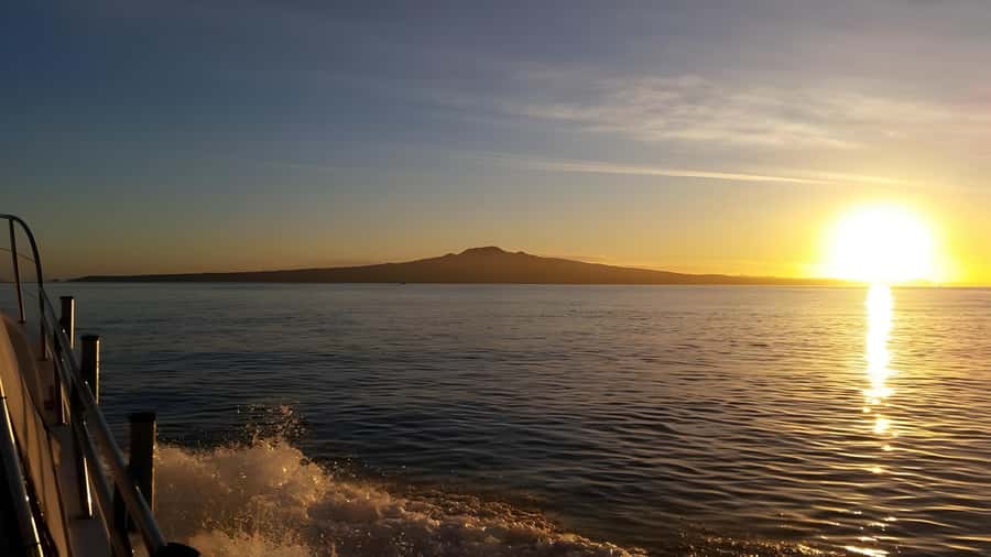 Auckland Sunset Harbour Cruise - Arriving at The Red Boats departure point