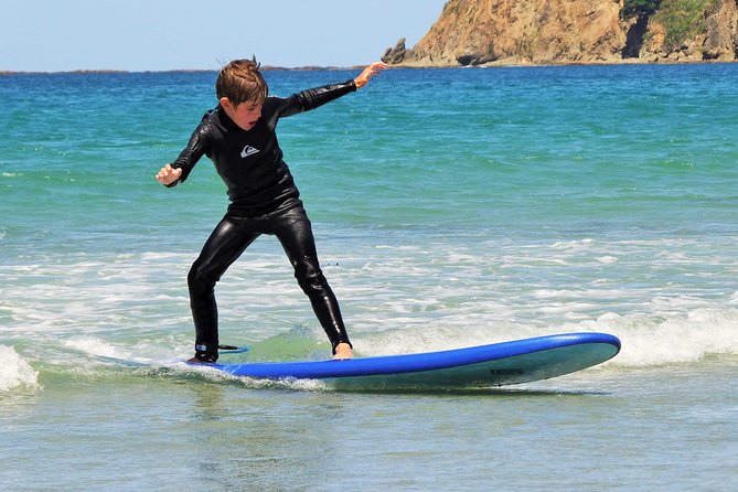 Beginner Surf Lesson at Te Arai Beach - Key points for your first surf lesson