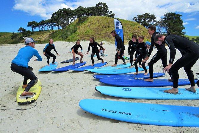 Beginner Surf Lesson at Te Arai Beach - What happens during the two-hour lesson