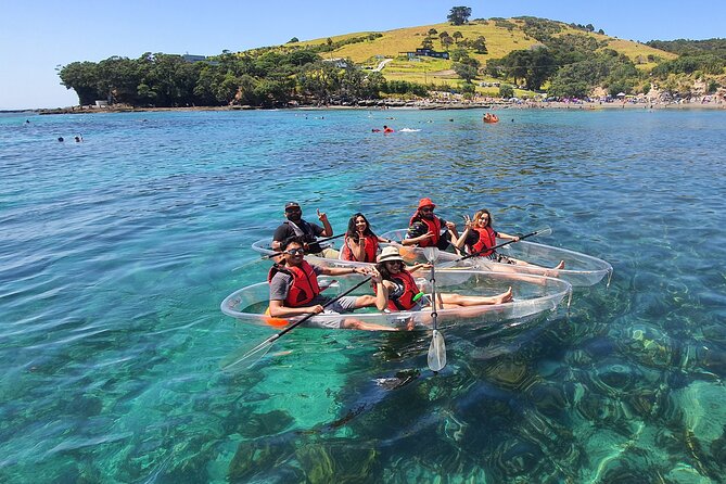 Clearyak hire at Goat Island Marine Reserve - Why the clear floor makes a difference