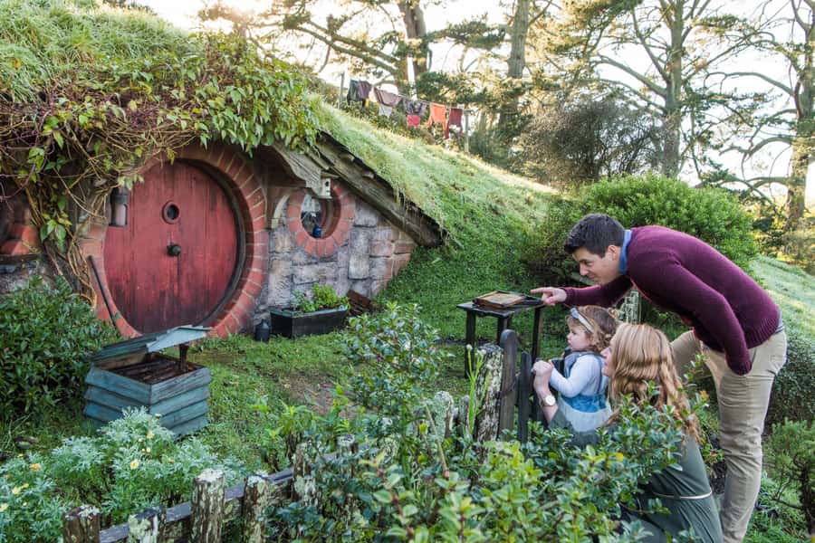 From Matamata: Guided Hobbiton Experience with Bus Transfers - Walking into the Shire