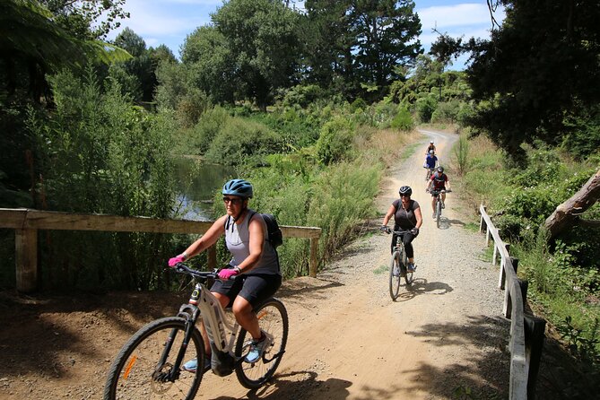 Full Day Ebike Tour in Karangahake Gorge (ex Auckland) - Paeroa and the Lemon and Paeroa finish