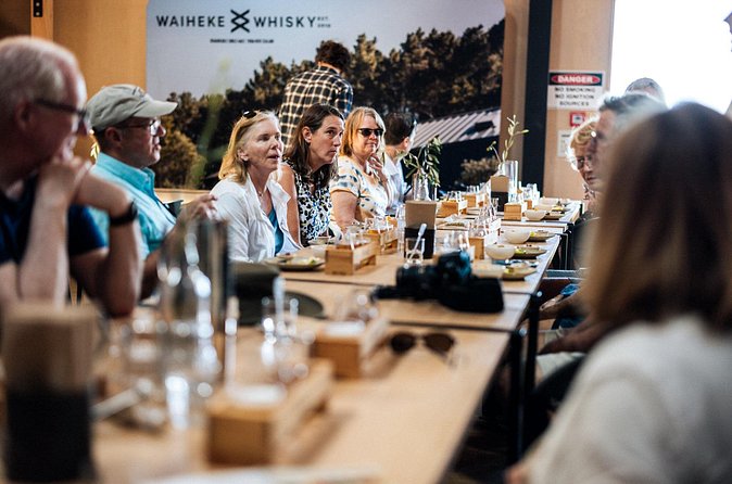 Waiheke 'FLAVOURS' of lunch Wine Oil Beer Spirits max 11 clients - What the $173.14 price really covers