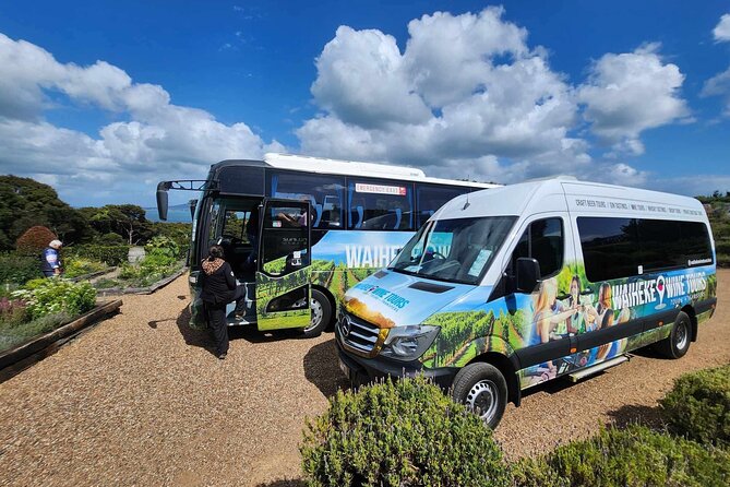 Waiheke Island: Afternoon Wine Affair with Ocean Front Lunch - The guide adds more than a shuttle service