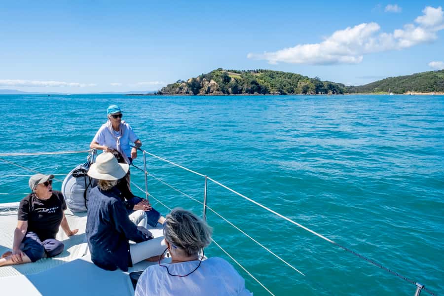 Waiheke Island: Gulf Marine Park Sailing Adventure & Lunch - Setting sail from Matiatia Wharf