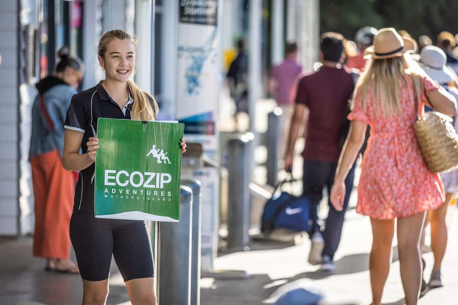 Waiheke Island: Zipline and Native Forest Adventure Trip - From Auckland ferry to Waiheke’s vineyard country